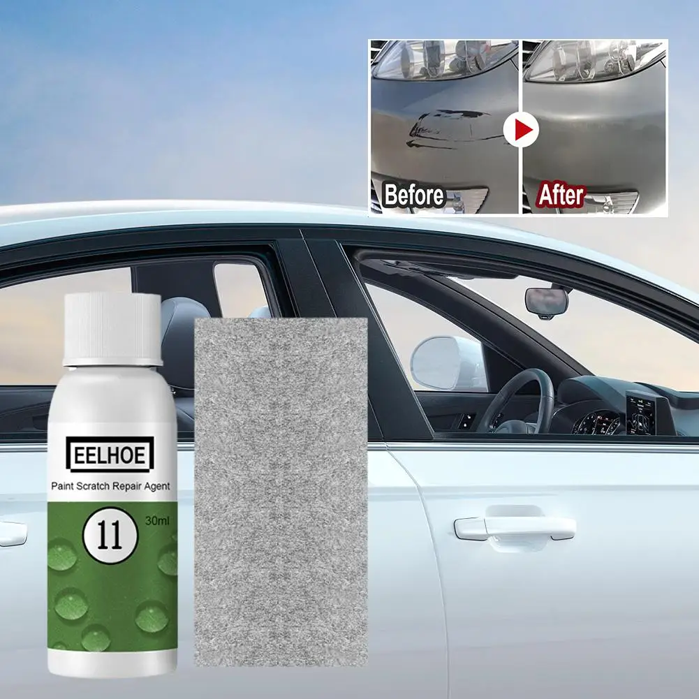 

30ml*1+cloth*1 Paint Scratch Repair Agent Anti-corrosion Tools Convenient Affordable Fast Car Accessories Protection And M4U6