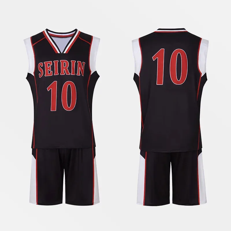 Anime Kuroko No Basket Basuke Cosplay Jersey Sets GAKUEN School Uniform Aomine Daiki Basketball Sportswear Men Sports Wear