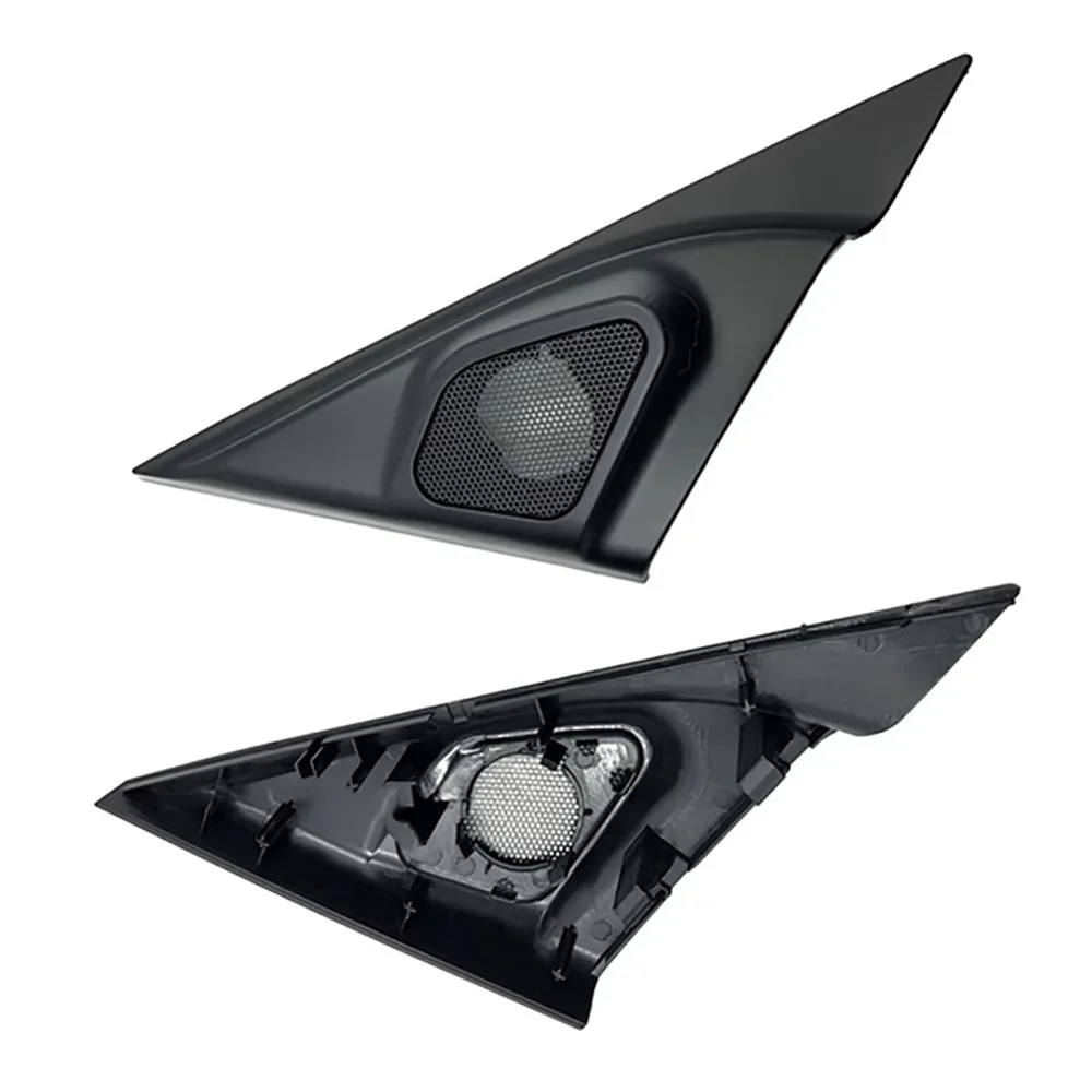 2PCS Car Front Column Triple-cornered Bracket Tweeter Cover Audio Speakers Protector for Mazda 3 BK 2007-2014