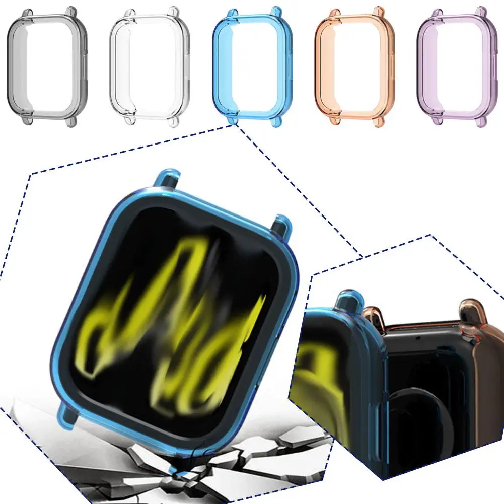 นาฬิกาสําหรับ Redmi Watch5 Active/Watch5 Lite ครึ่งห่อ TPU Anti-DROP Scratch-proof ป้องกันฝุ่นและกันน้ํา L2Y8