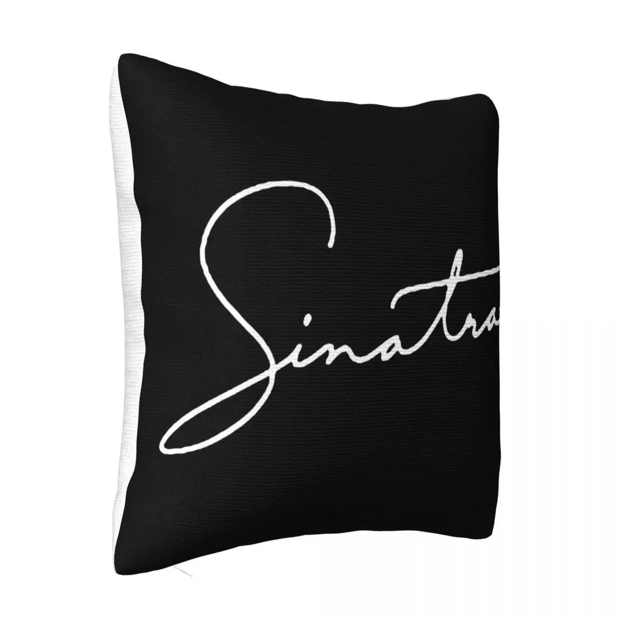 Frank Sinatra Falank Print Black Color Classical Music Symbol For Men Casual Pillow Case