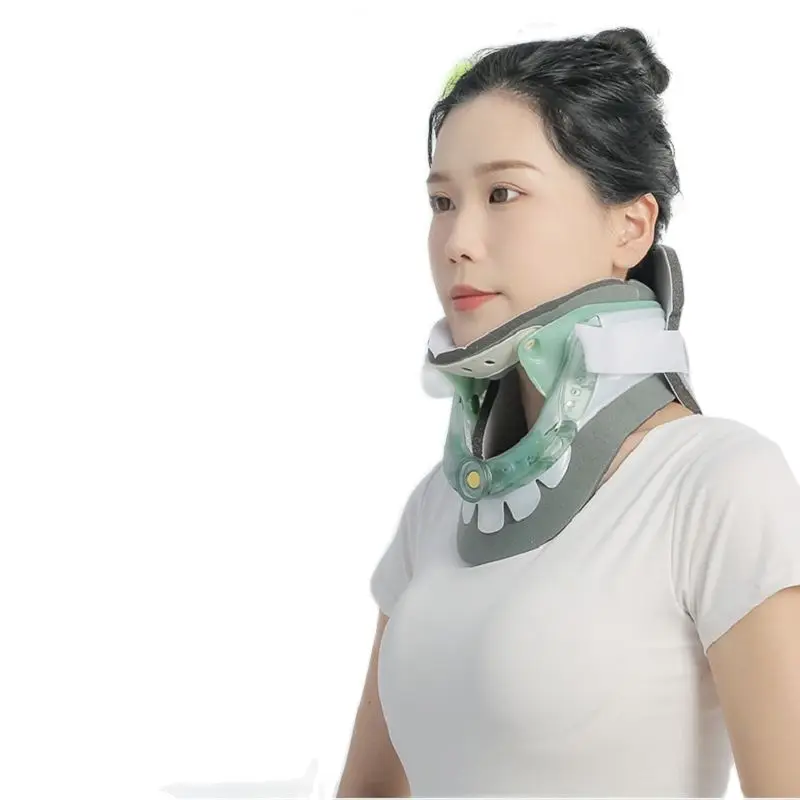 Neck Brace Orthopedic Cervical Collar Adjustable Support ​Immobilizing Wraps Align Stabilizes Vertebrae Relieves Pain Pressure