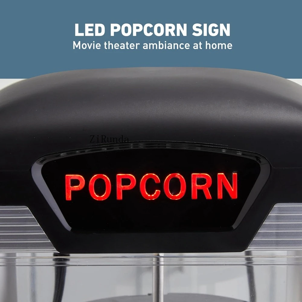 4 кв. Машина для приготовления попкорна, машина для приготовления попкорна для гурманов с чайником с антипригарным покрытием, машины для приготовления попкорна