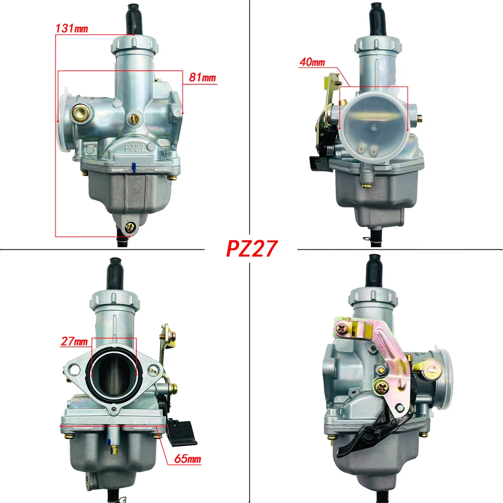 Atv Mini Moto Pz27 Cable Air Door Off road Motorcycle Carburetor Honda cg Xl125 150 175 27mm Fuel Supply Yamaha Banshee 350 Best