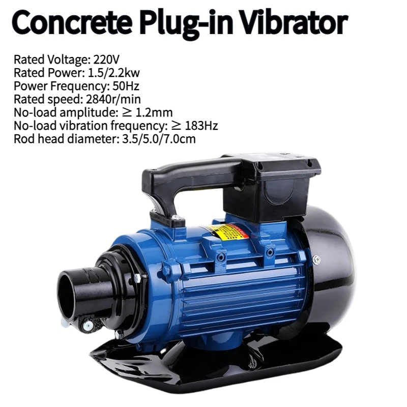 

2840r/min Concrete Vibrator Motor 220V/380V Single-phase Three-phase Electric Vibrating Vibration Motor