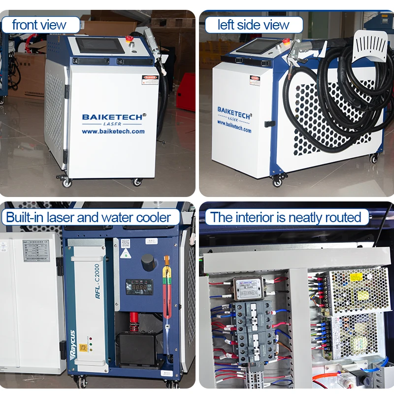 Raycus/MAX/BWT Laser 2000W Handheld Fiber Laser Welding Machine Multifunction Laser Welder with Wire Feeder Factory Price