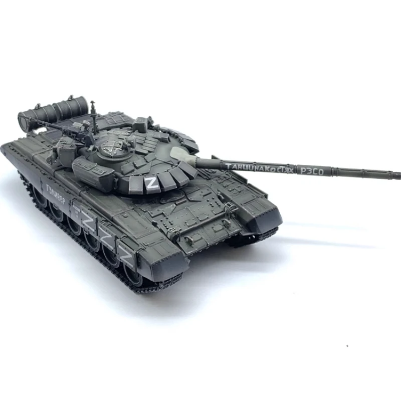 1:72 Scale Russian T-72B3 Main Battle Tank Finished Model T72 New Chassis Gun Barrel Slogan Main Battle Tank  Armored Vehicle