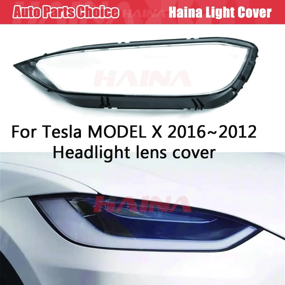 

For Tesla MODEL X 2016 2017 2018 2019 2020 2021 2022 Car Headlight Shell Headlight Cover Headlamp Lens Headlight Glass