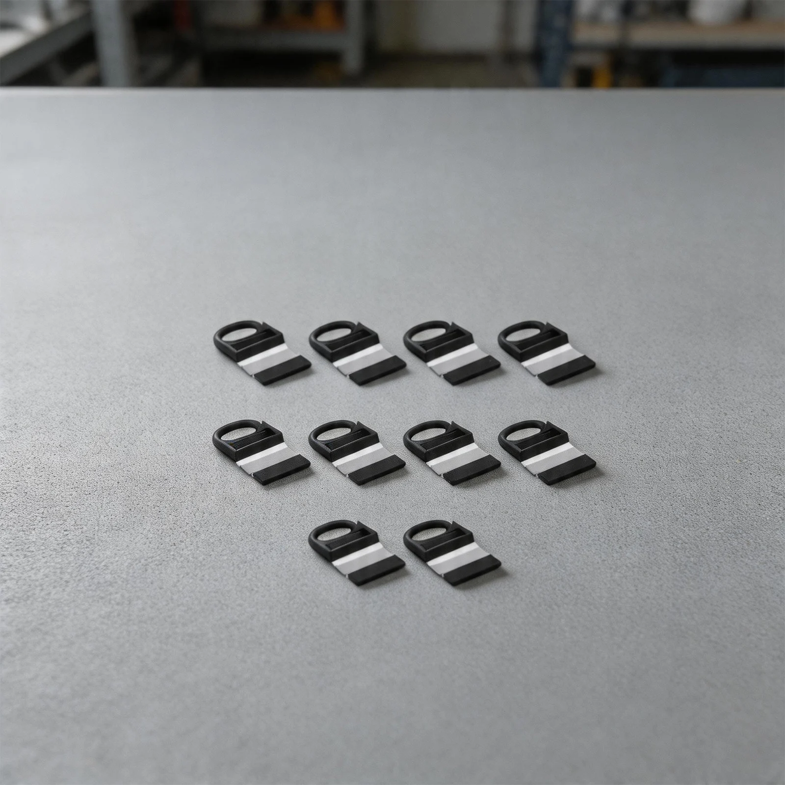 Push Button Switch Panel Label Frame Set of 10 Clip Type Installation for 22mm Aperture Practical for Switch Identification