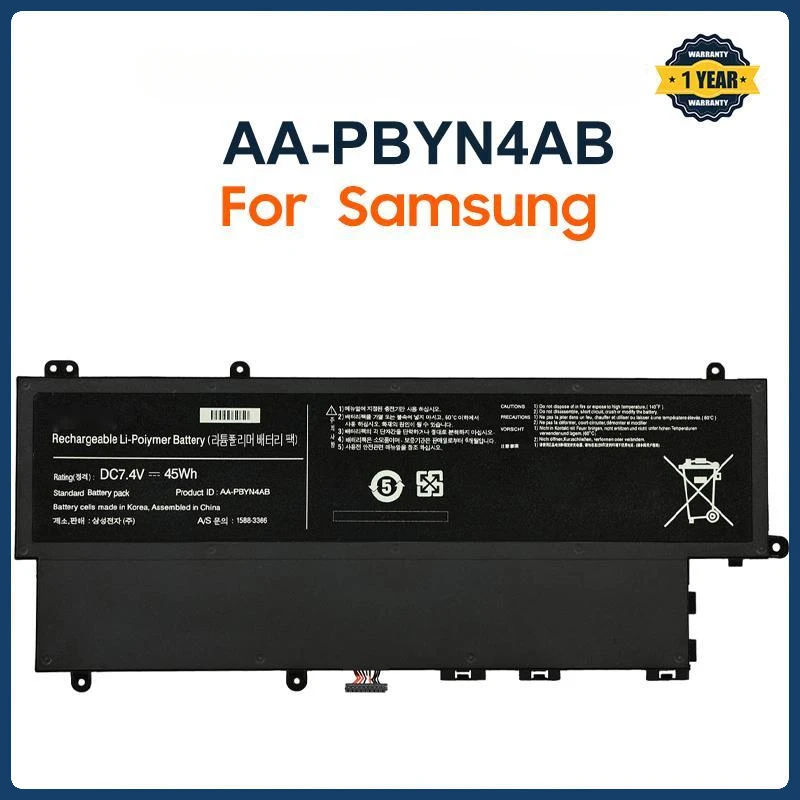 

AA-PBYN4AB Laptop Battery for Samsung 530U3 Series HT3691FC700364 530U3C NP530V3C NP530U3C 535U3C 530U3B NP530U3B 6000 Office