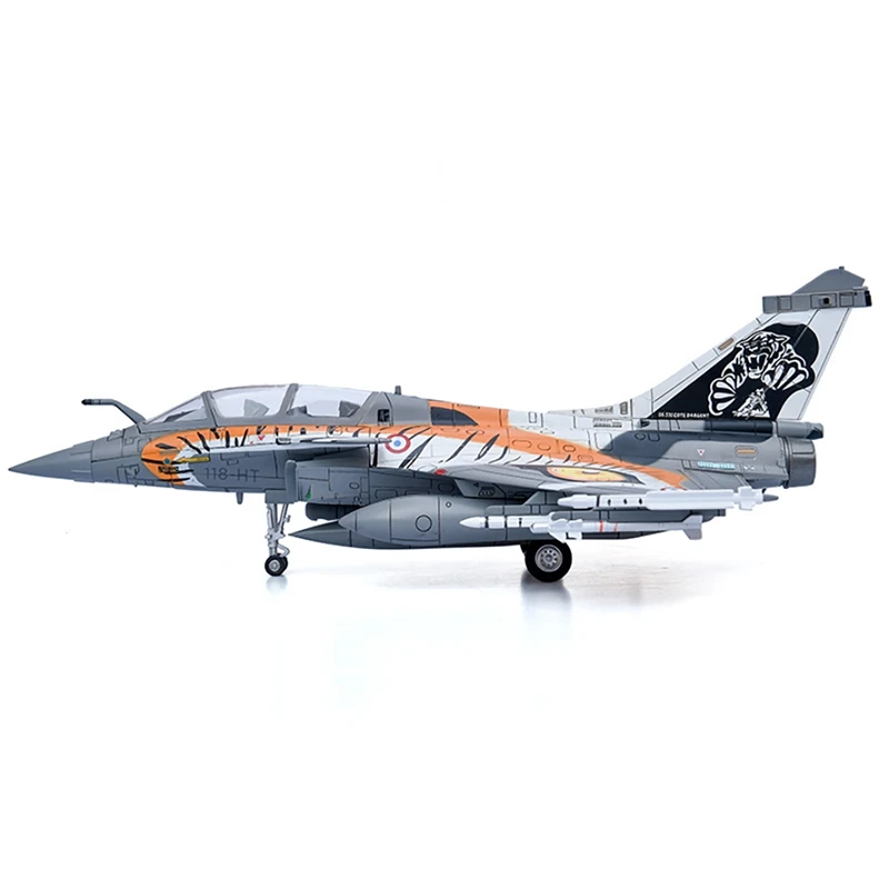 Model samolotu Francuski Rafale B Ozdoby symulacyjne Model samolotu 1:72 Kolekcja Pamiątkowa dekoracja zabawek