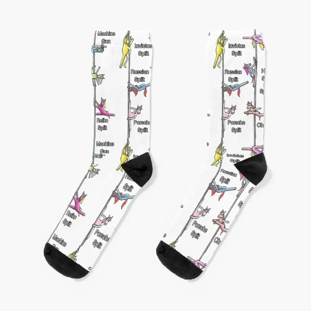 Spreadies Every Day Pole Dancing Ponies Socks Men's retro Socks Female Men's