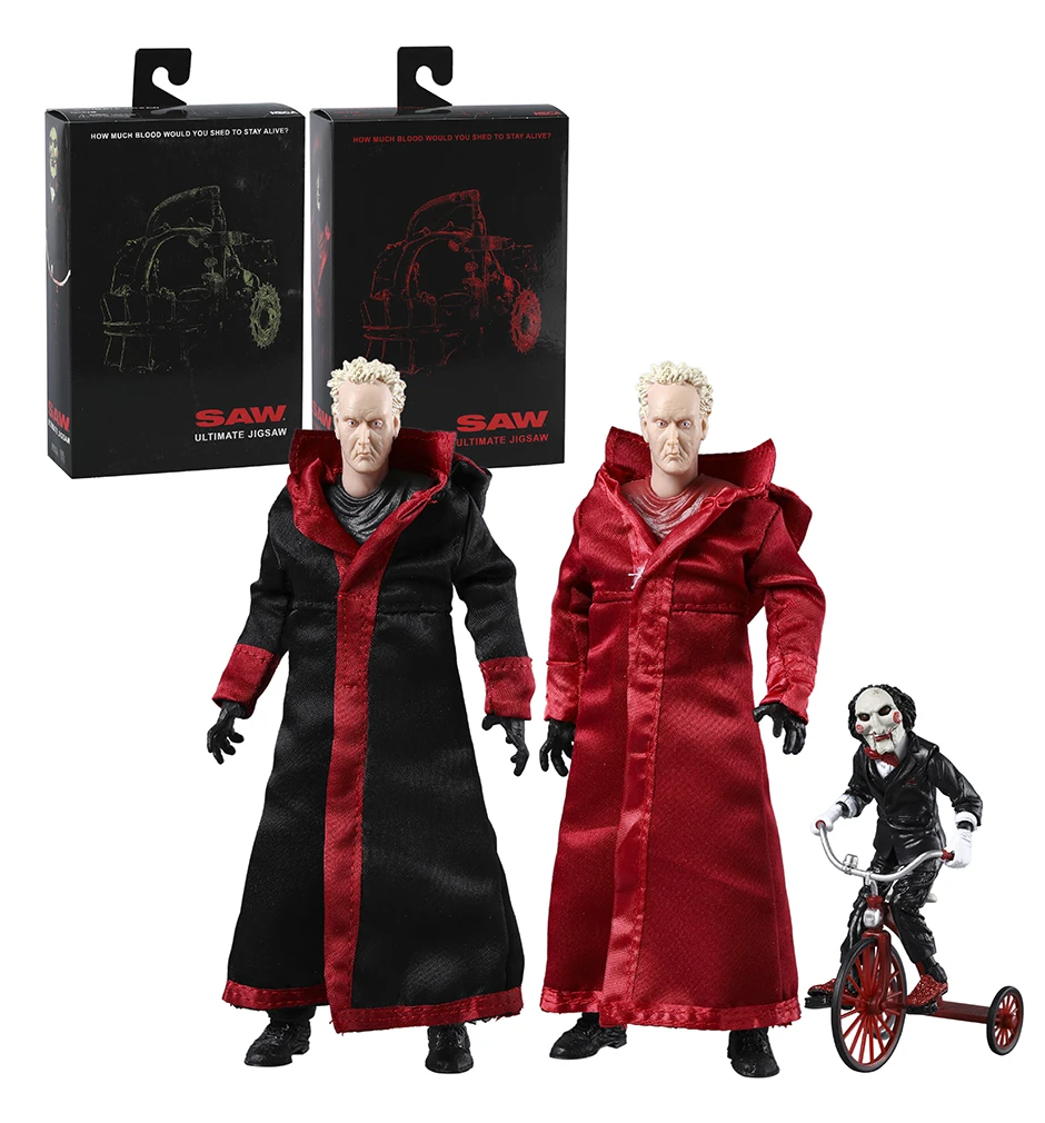 NECA Saw Ultimate Jigsaw Killer Black / Red Robe 7 Inch Scale