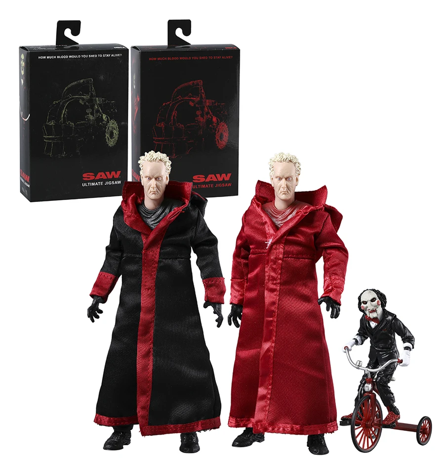 NECA Saw Ultimate Jigsaw Killer Black / Red Robe 7 Inch Scale