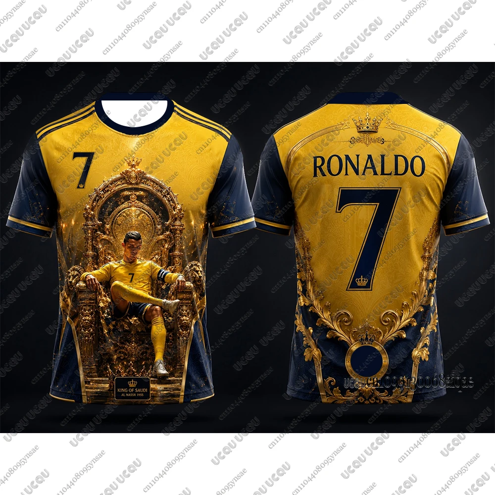 Kids Outdoor Wear - Hete Aanbieding Ronaldo 3D Print Voetbalshirt