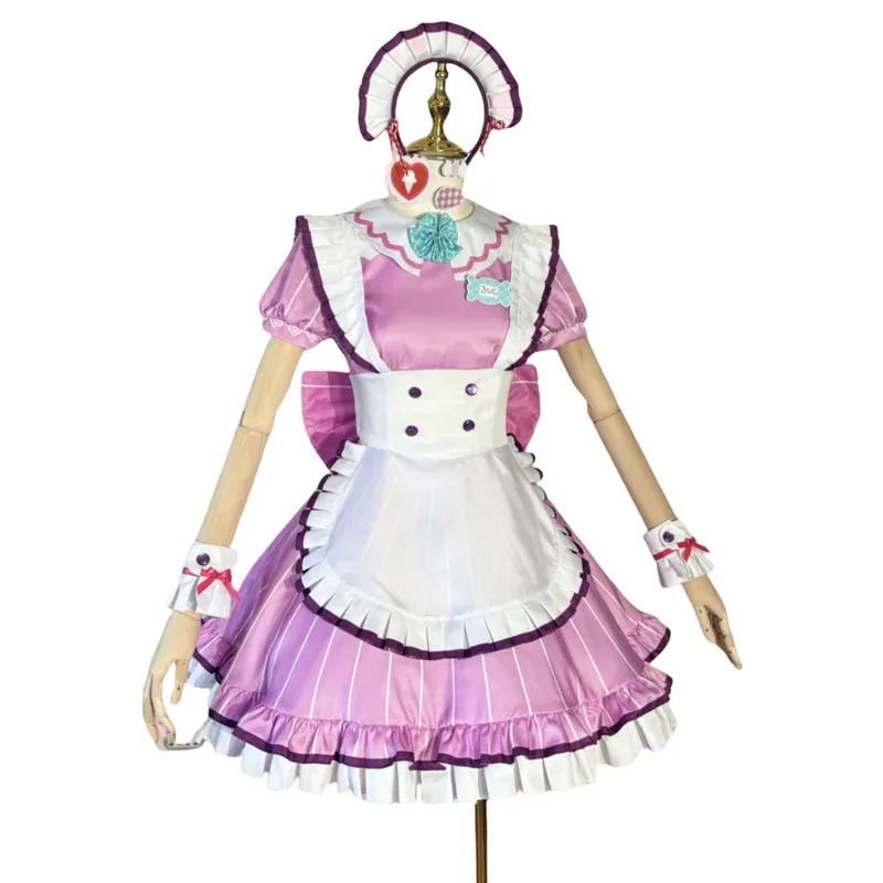 

Аниме LoveLive!Саншайн!! Руби Куросава Косплей Костюм Фиолетовое Платье Горничной Юбка Лолиты Парик Женские Сексуальные Костюмы Для Рождественской Вечеринки; 3'v,