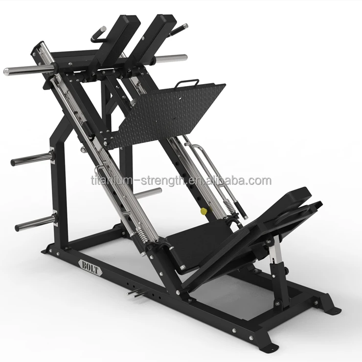 Factory Strength Training Fitness Equipment 45 Degree Leg Press And Hack Squat 2 in 1 Gym Equipment