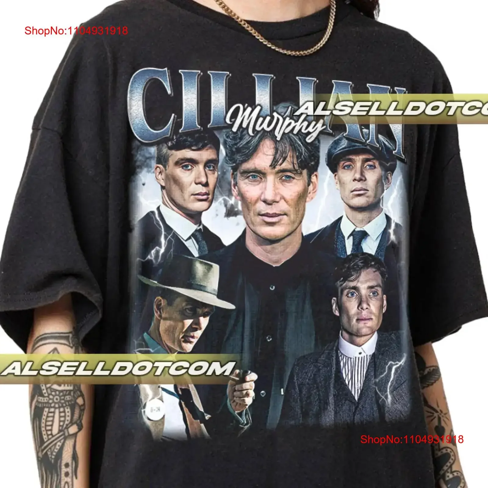 

Лимитированная винтажная футболка Cillian Murphy для женщин и мужчин, винтажная стираная удобная модная стильная футболка с растянутым рисунком