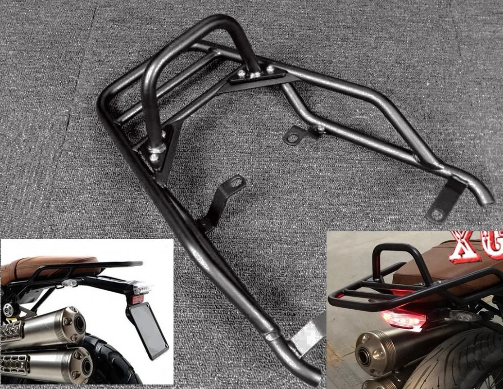 Rear Luggage Rack w/ Passenger Grab for BMW R Nine T R9T Scrambler Racer Pure Urban G/S 2013 2014 2015 2016 2017 2018 2019 2020