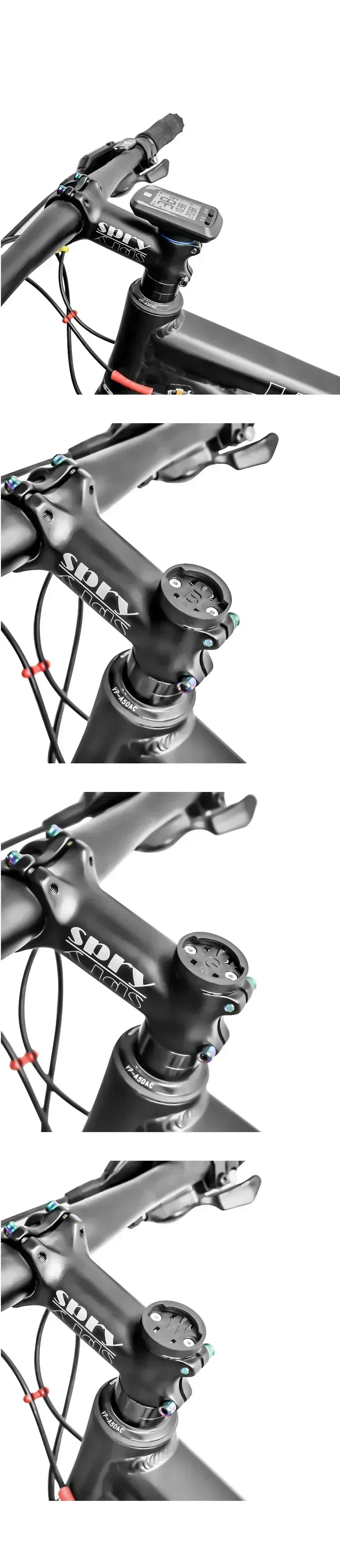 Universal Fahrrad Computer Halter für Garmin/Bryton/Cateye GPS Tacho MTB/Rennrad Vorbau Halterung Radfahren Zubehör – Detail 5