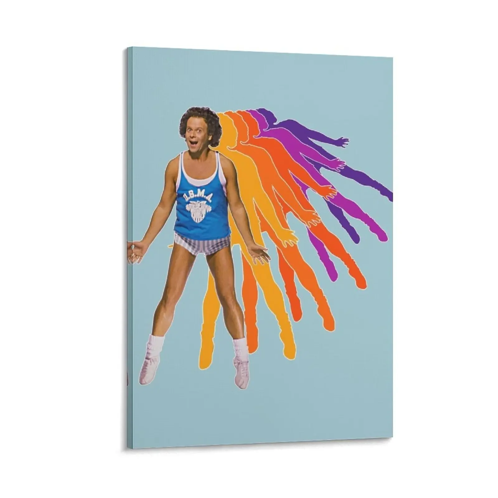 Richard Simmons Retro Style FanArt Design Canvas Painting poster decorative frames wall room wall art canvas painting