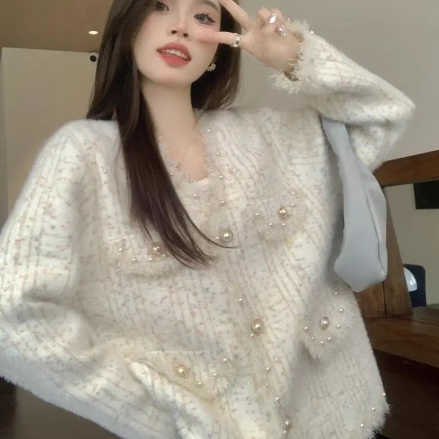 

Свитера Джемперы Кардиганы Женские японские школьные готические кружевные воротники с воротником средней длины Хэллоуин Выход Темный мех Таинственный