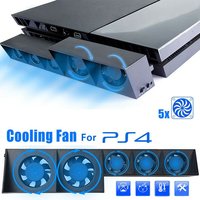 Base Fan Stand For Sony PS4 Pro Slim Game Console Play Station Playstation PS 4 Cooling Support Cooler Accessories Holder Gaming