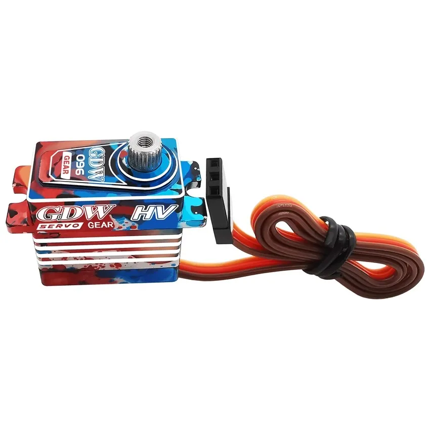 Gdw ds096 4.5kg 0.06sec alta velocidade à prova dwaterproof água ipx8 20g metal completo hv digital coreless micro servo para 1/8 1/10 rc carro trx4 robô