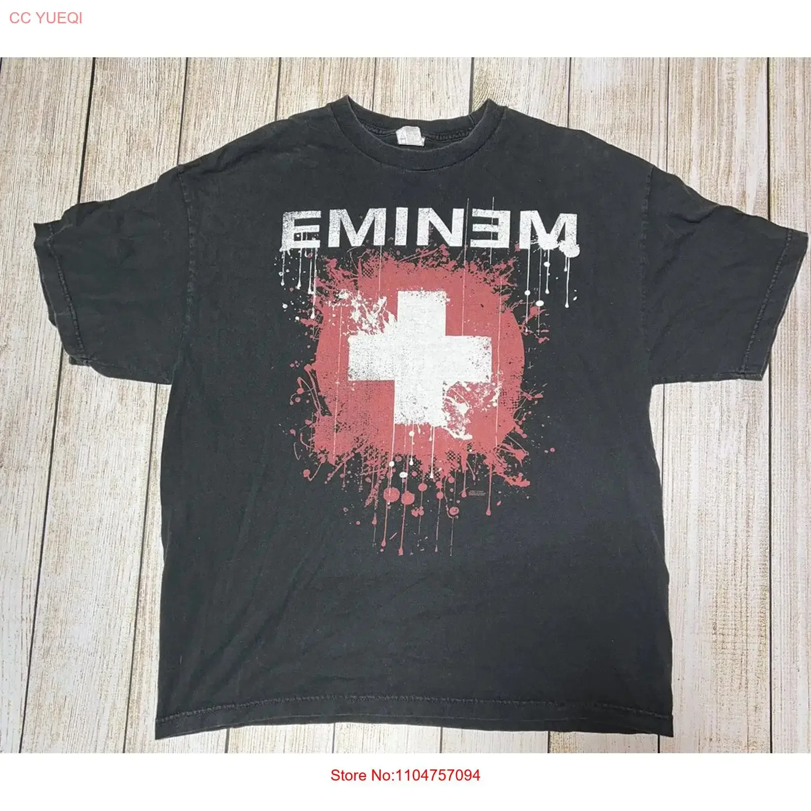 Vintage 00s Y2k Eminem T Shirt X Large Slim Shady 2011 Rap Hip Hop Rapper Recove vintage Washed Unisex Top For Everyday Wear