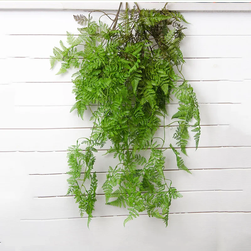 1 PCS 94cm Artificial Wall Hanging String Plastic Fern Green Plant Leaves Home Decor Garden Decoration Gift