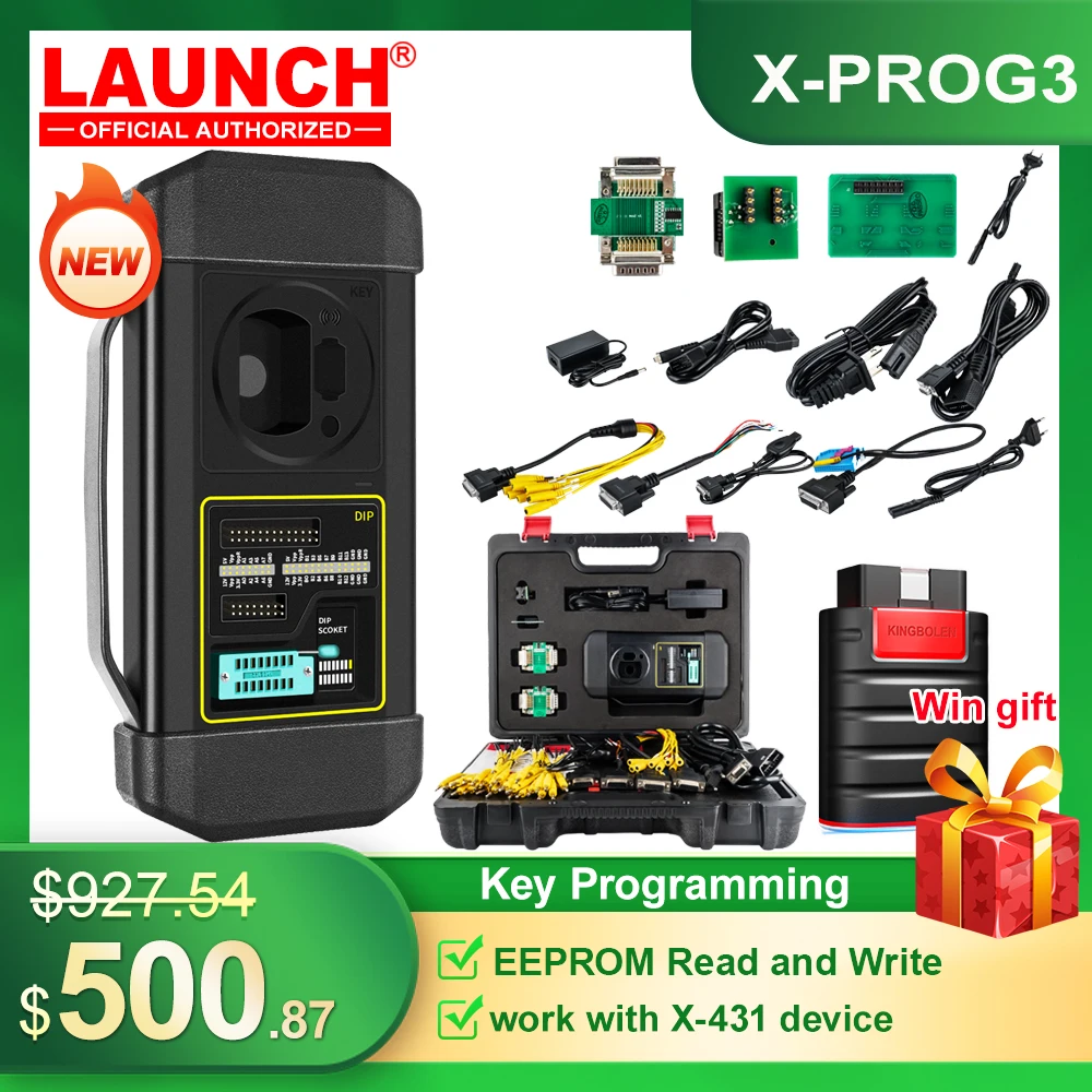 مُبرِّد المفاتيح LAUNCH X431 X-PROG 3: تقييم شامل لأداة برمجة المفاتيح الاحترافية
