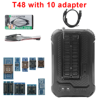 XGecu T48 (TL866-3G) Programmer with 10 Adapters Support 31000+ ICs for SPI/Nor/NAND Flash/EMMC BGA/TSOP/SOP/PLCC Laptop Program