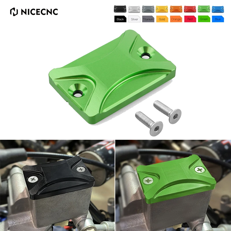 

Front Brake Fluid Reservoir Cover Cap For Kawasaki KLX125 KLX250 Ninja 250 Ninja 300 KFX450R KFX700 For Honda Suzuki Yamaha