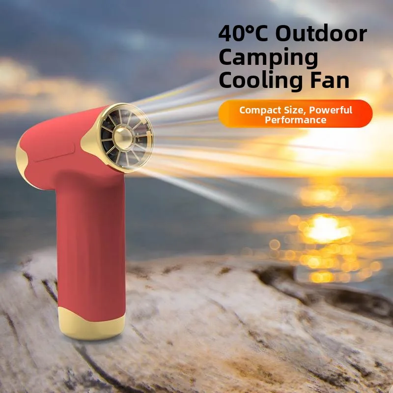 High-Speed  Handheld Blower Dust Collector Strong Wind  Fan Leafless Camping Portable Fan Powerful Air Blower
