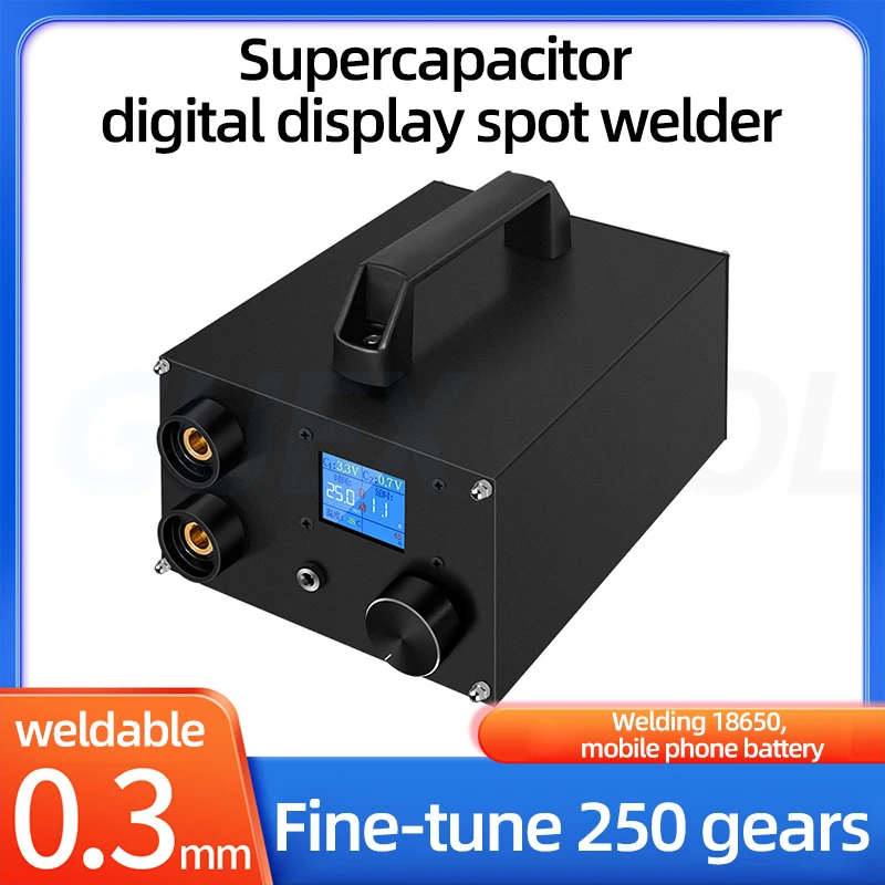 Super Capacitor Digital Display Spot Welding Machine Portable 18650 Nickel Strip Full Set Of High Power 5V High Performance