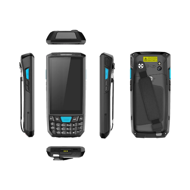 T80 T80S Handheld PDA Mobile Data Terminal 1D 2D Laser Barcode Scanner 4+64GB 4.5inch Android13 IP66 4G Wifi GSM NFC Reader