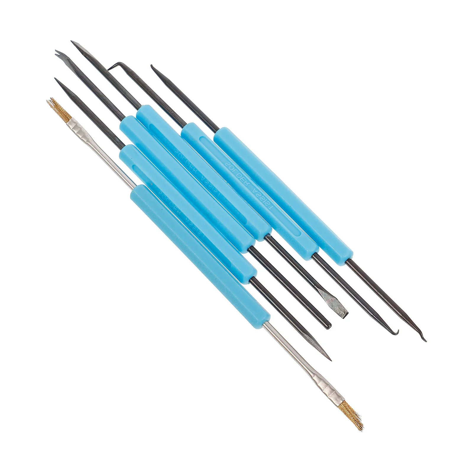 6 قطعة أداة مساعدة لحام على الوجهين لحام مساعدة عدة قوي الكربون الصلب لحام المعونة تصميم مريح لوحة دوائر كهربائية