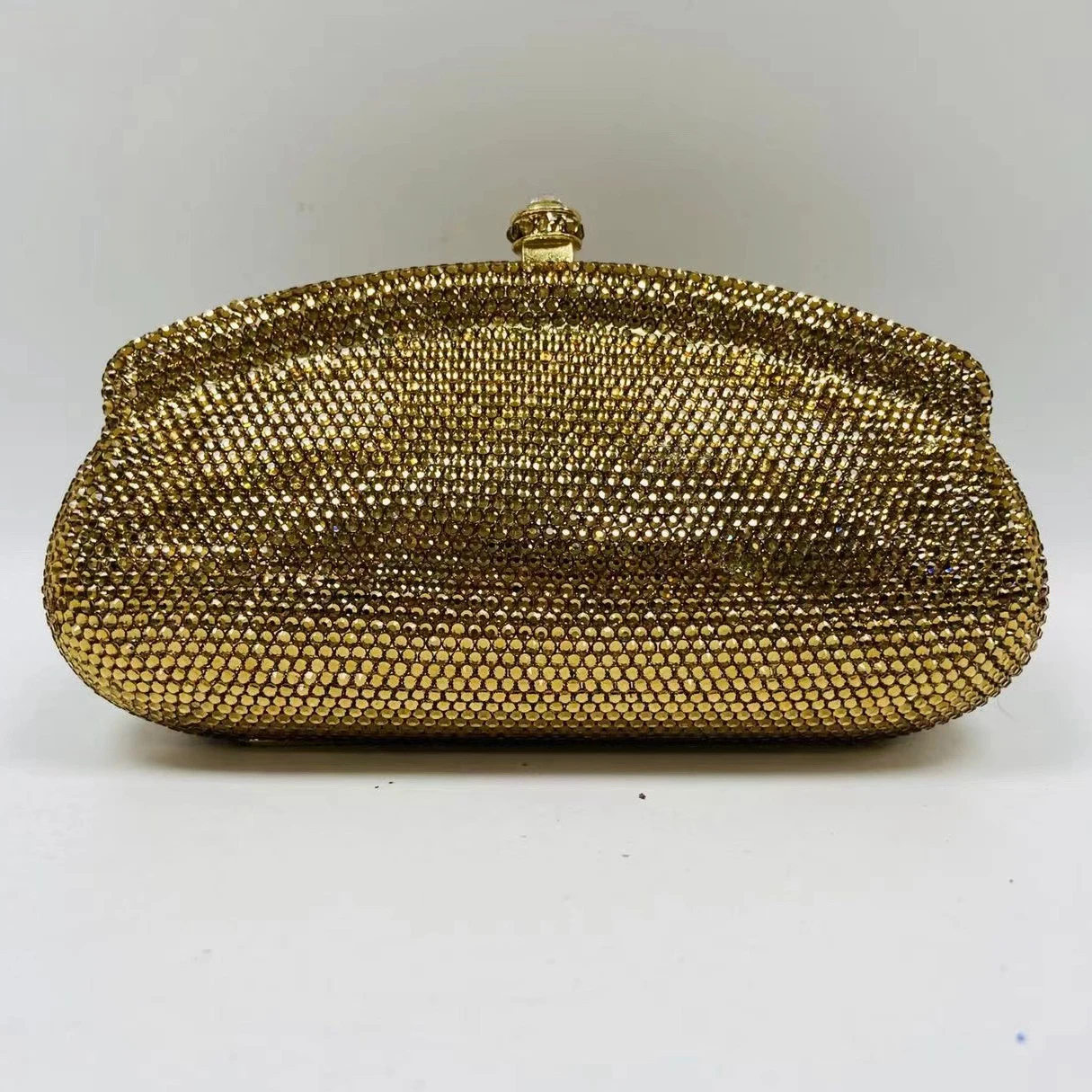 

XIYUAN Glittering Crystal Luxury Evening Purse For Women New Designer Party Wedding Boutique Diamond Metallic Gems Clutch Bags