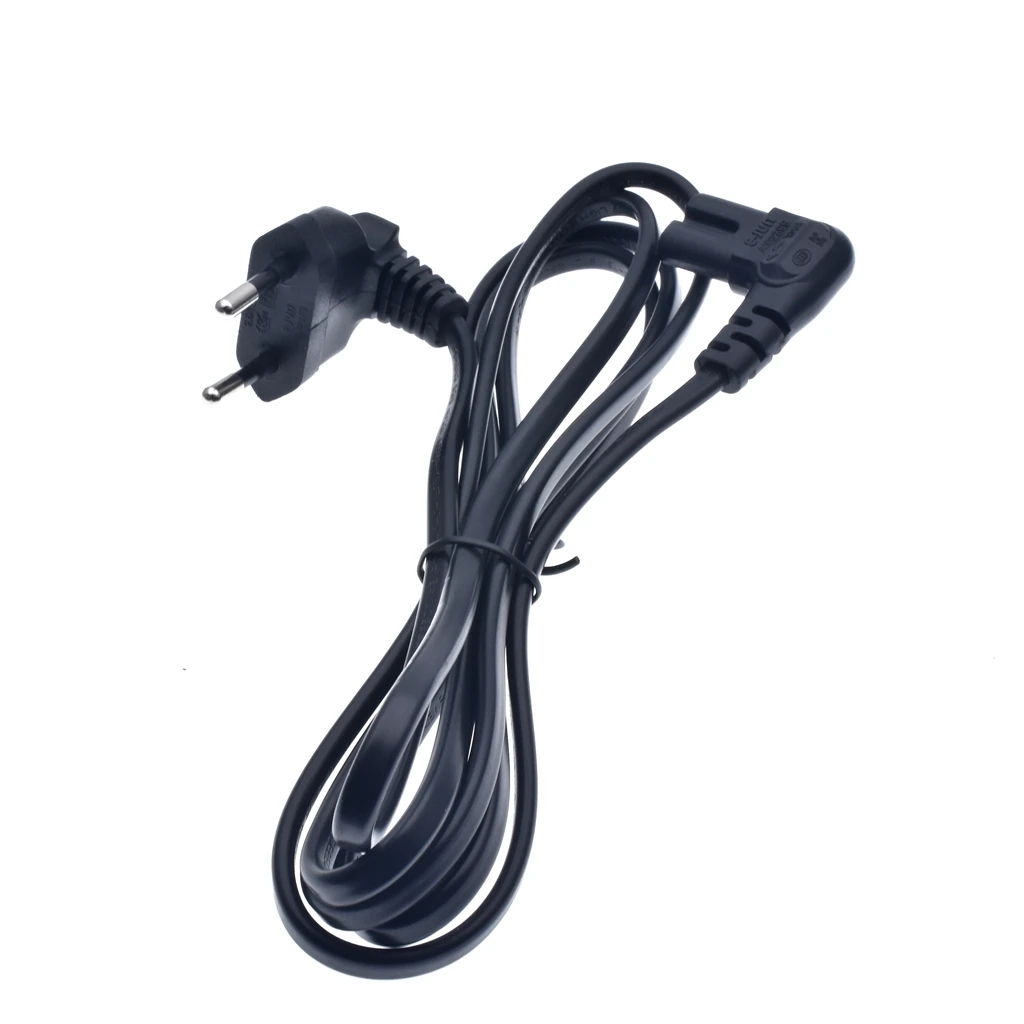 3M 90 Degree Schuko CEE7/16 Europe 2pin Male to Right Angled IEC 320 C7 Power Supply Cord Cable