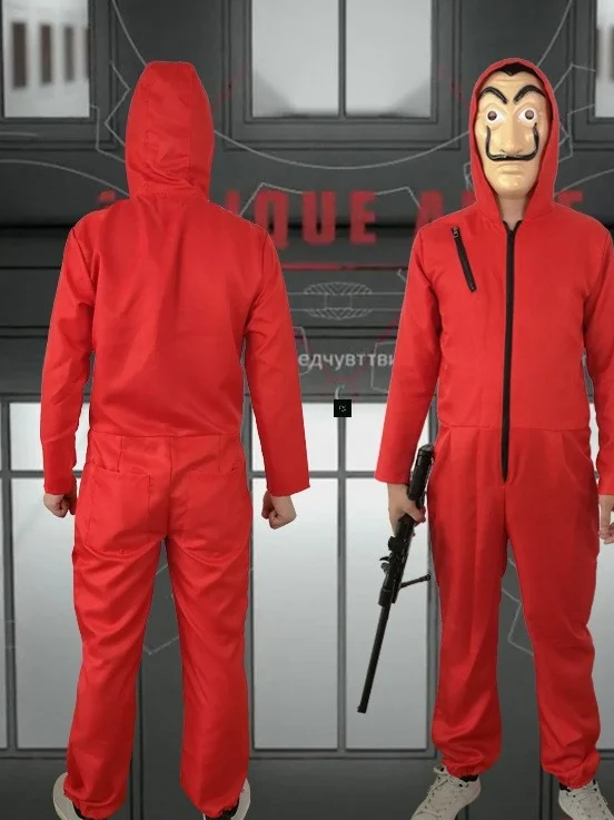 

House of Paper Dali Cosplay loween Money Heist Costume Women's Ethnic Stage Costume Polyester 96% And above Autumn 202