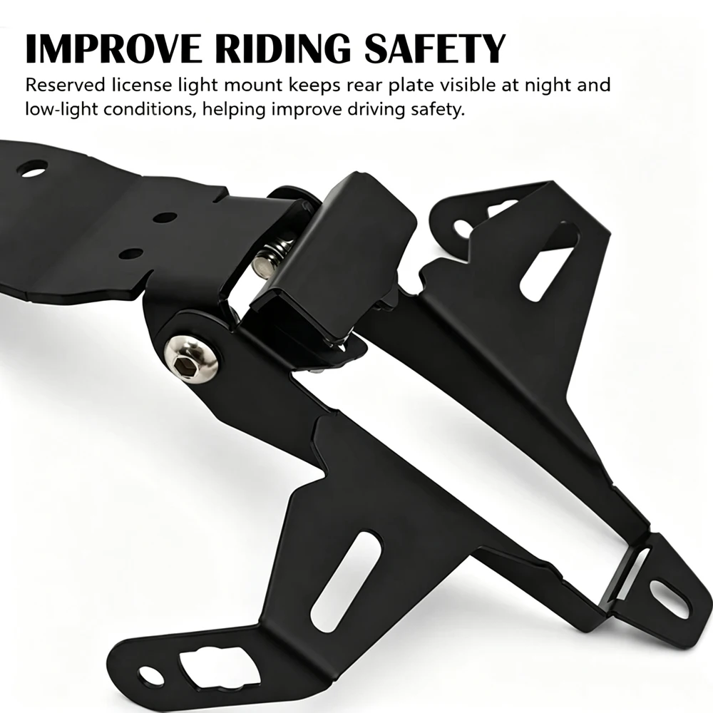 Short Tail Tail Tidy License Plate Bracket Kit With LED Light For 990 RC R 2026 view 3