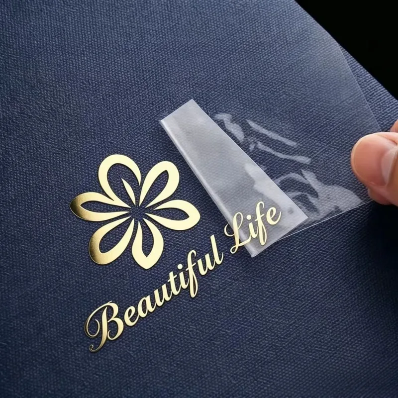 Custom Metal Transfer Stickers, Company Logos, Wedding Greetings, Bottles, Gift Boxes, Personalized Signature UV Stickers