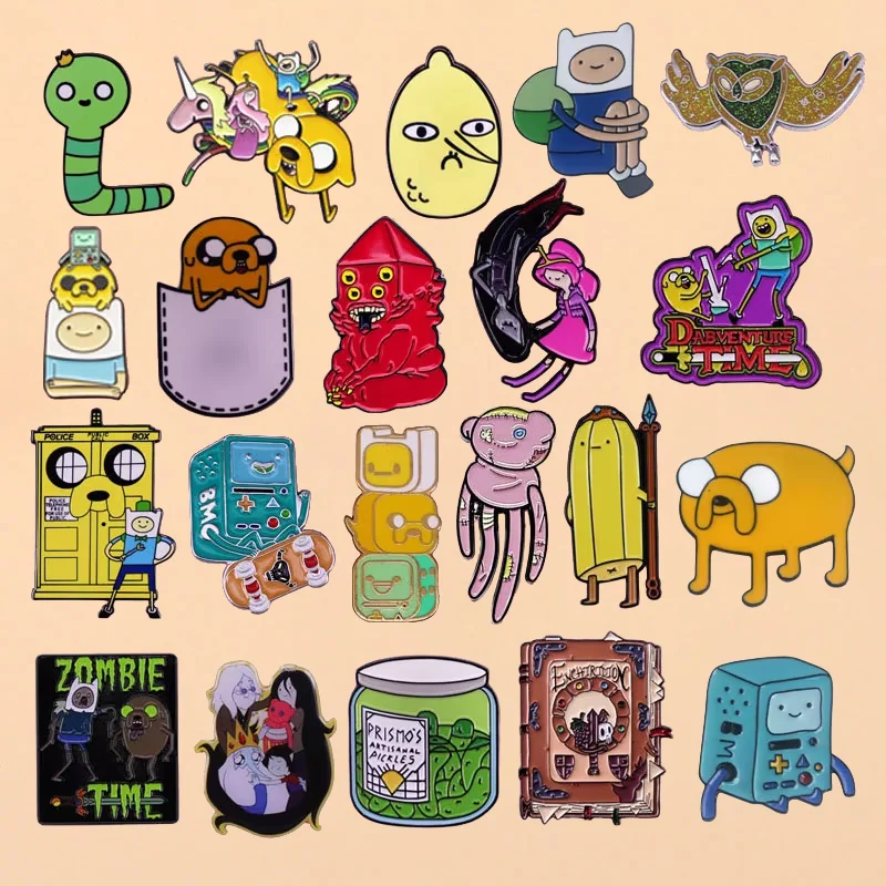 

Classic Animated Cartoon Brooch Personalized Creative Enamel Metal Badge Clothing Hat Pin Cartoon Accessories Gift