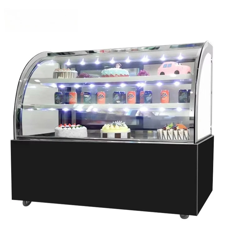 Commercial Vertical Refrigerated Bakery Cake Fridge Refrigerator Cabinet Cake Showcase