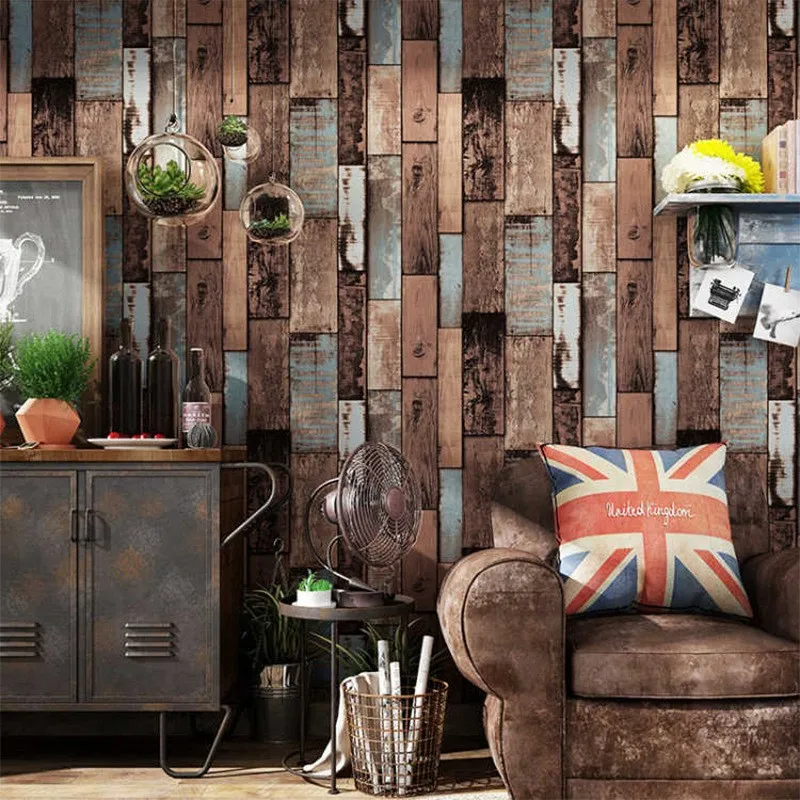 1 Roll of Retro Wood Grain Self-Adhesive Wallpaper, Peelable and Stickable, with a Natural Wood Texture This Removable Vintage Self-Adhesive Wallpaper Is Suitable for Countertops, Cabinets, and Bathrooms.