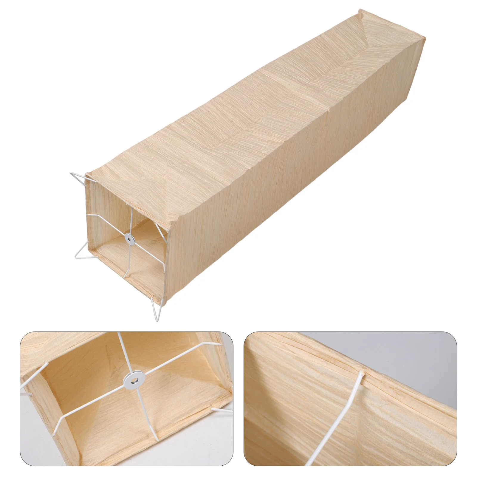 Paper Floor Lamp Shade Foldable Modern Minimalist Lightweight Standing Lamp Cover For Living Room Bedroom Soft Light Decor