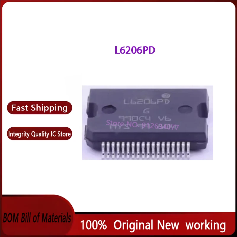 5pcs L6206PD HSOP-36 100% Brand New Original