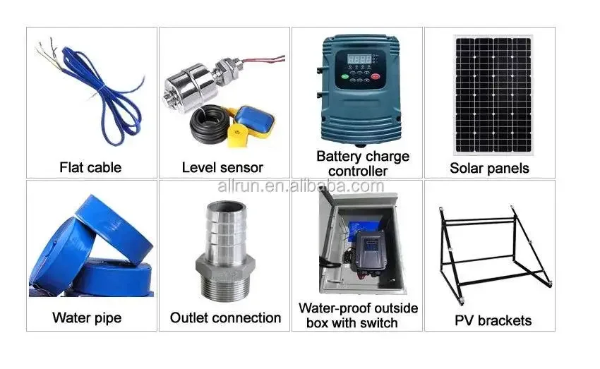 High Quality Deep Well Price  Dc Submersible Water Pump for Drip Irrigation Solar