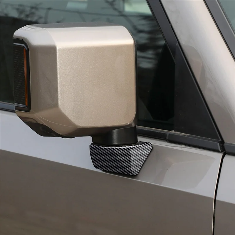 

Firmly Car Rearview Mirror Base Trim Sticker Car Exterior Decoration Accessories For Toyota Prado LC250 2024 Carbon Fiber