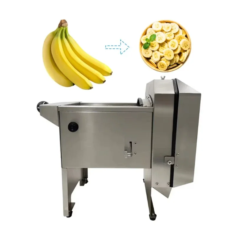 Banana Potato Cutter   Chips Slicer Machine Manual Automatic Industrial Electric Cassava Crisps Slicing Machine